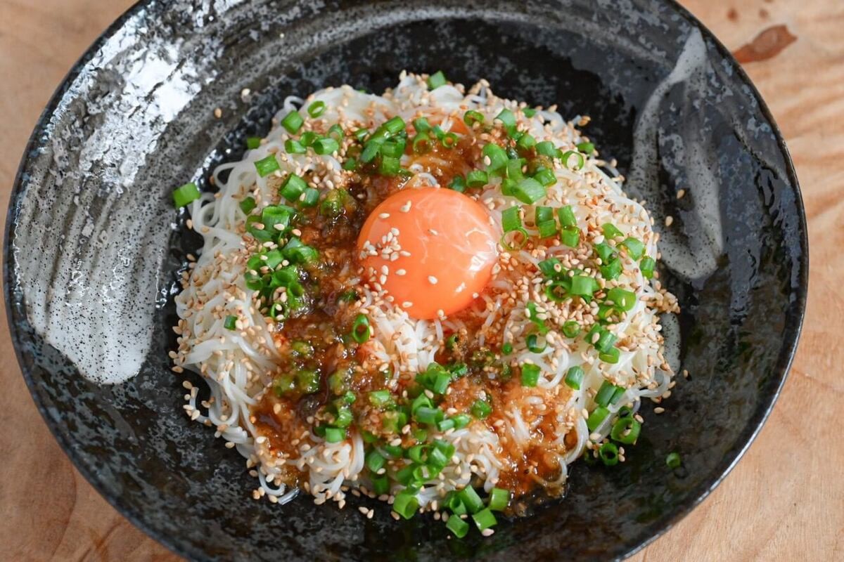 ピリ辛油そば風そうめん