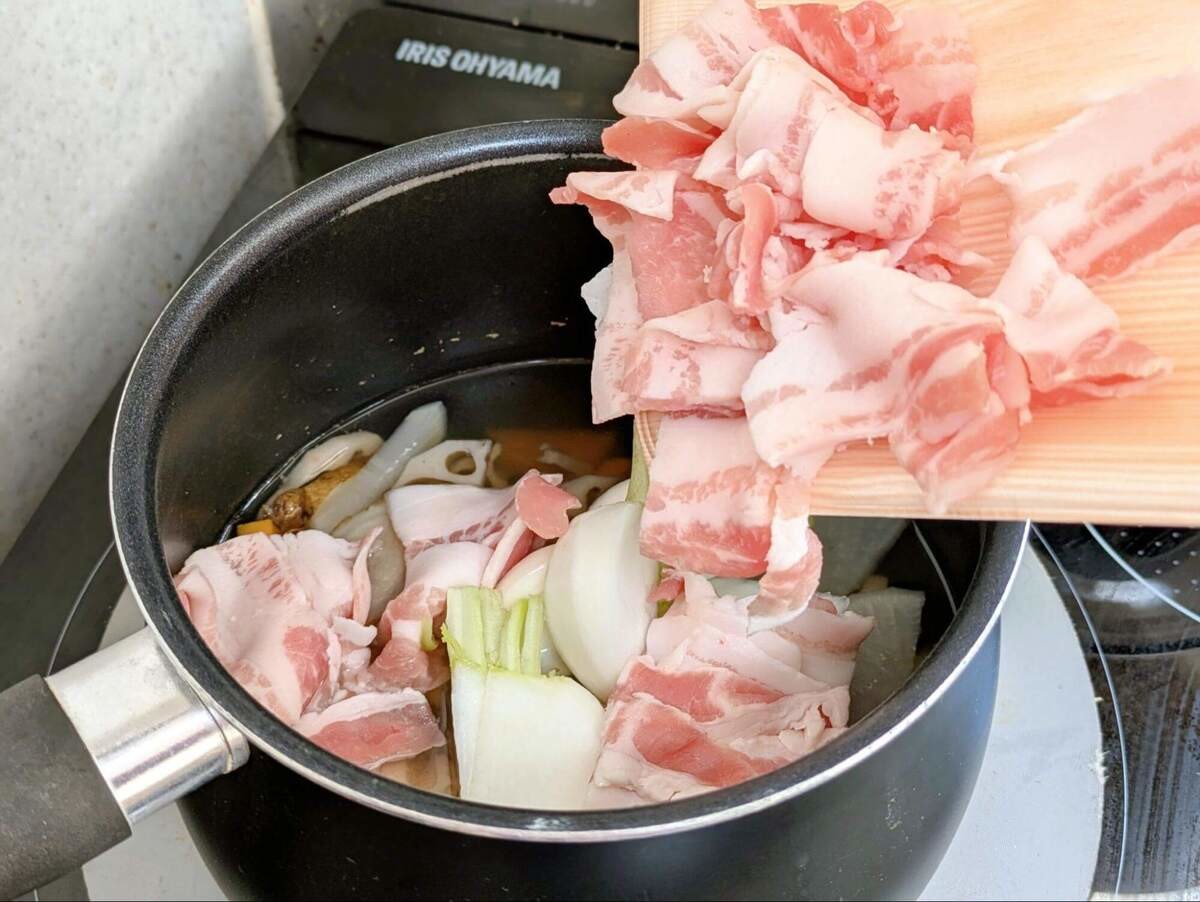 三國清三さん「豚汁」