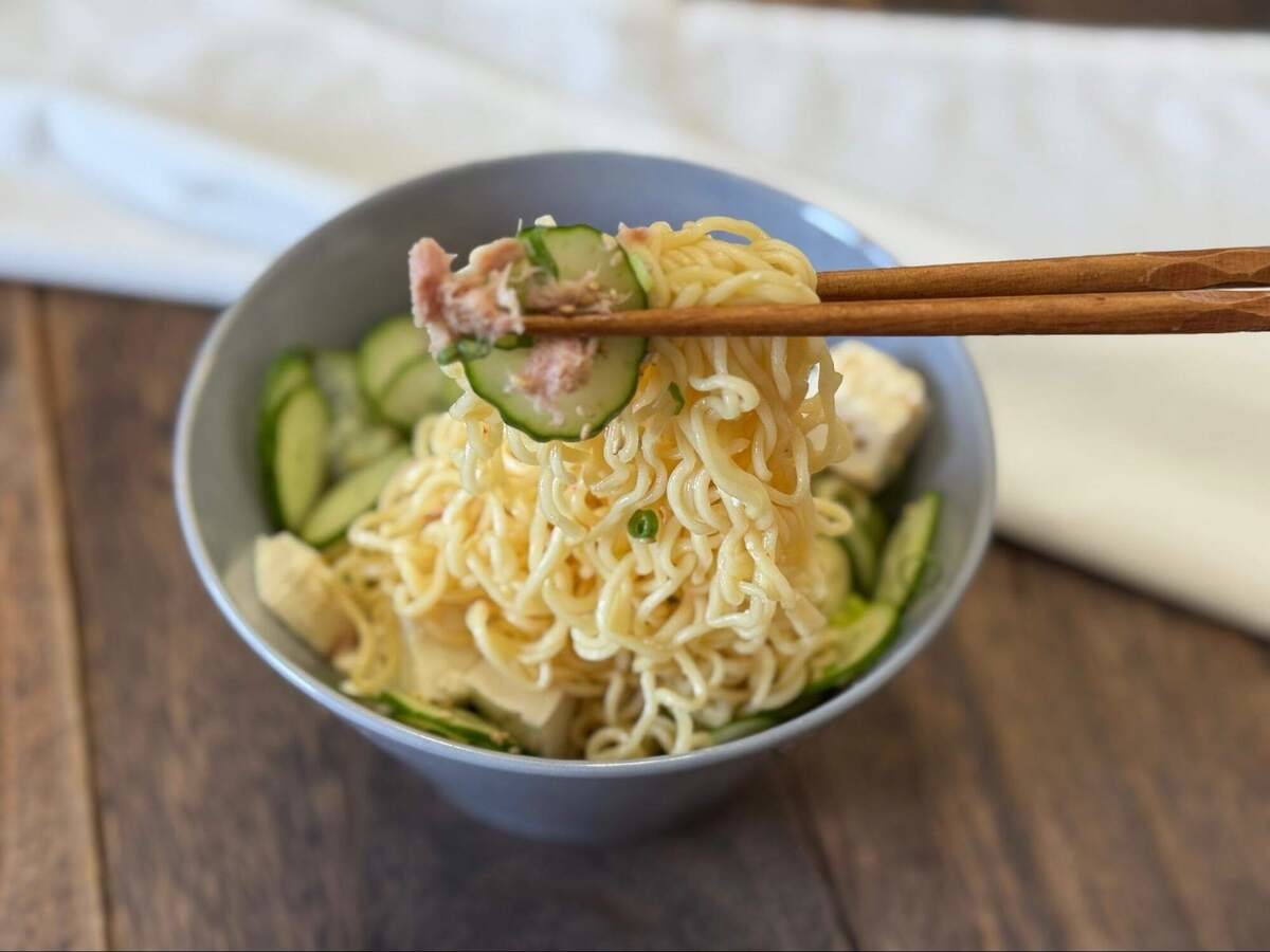 笠原将弘さん「冷や汁風みそラーメン」のレシピ