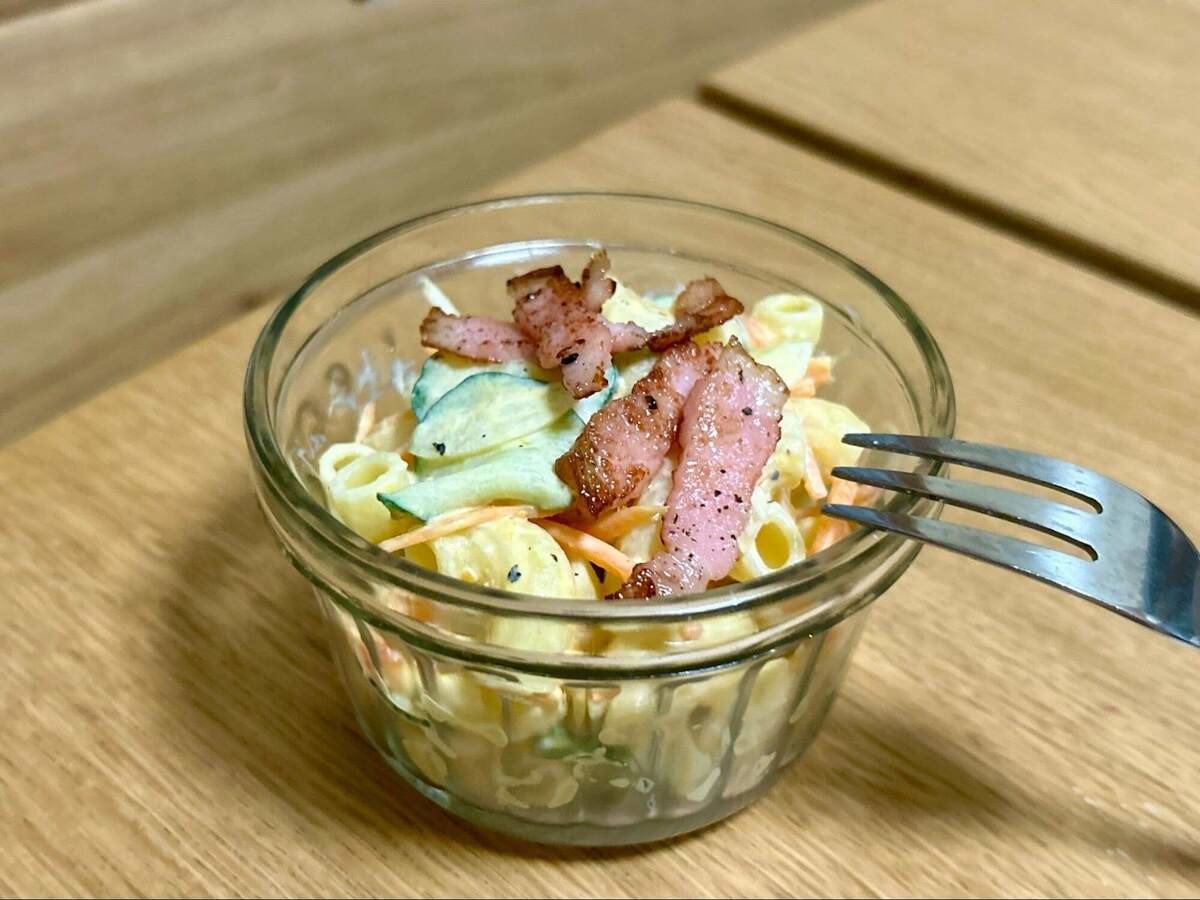 料理家だんどりさんがセブン-イレブンの「マカロニサラダ」を再現