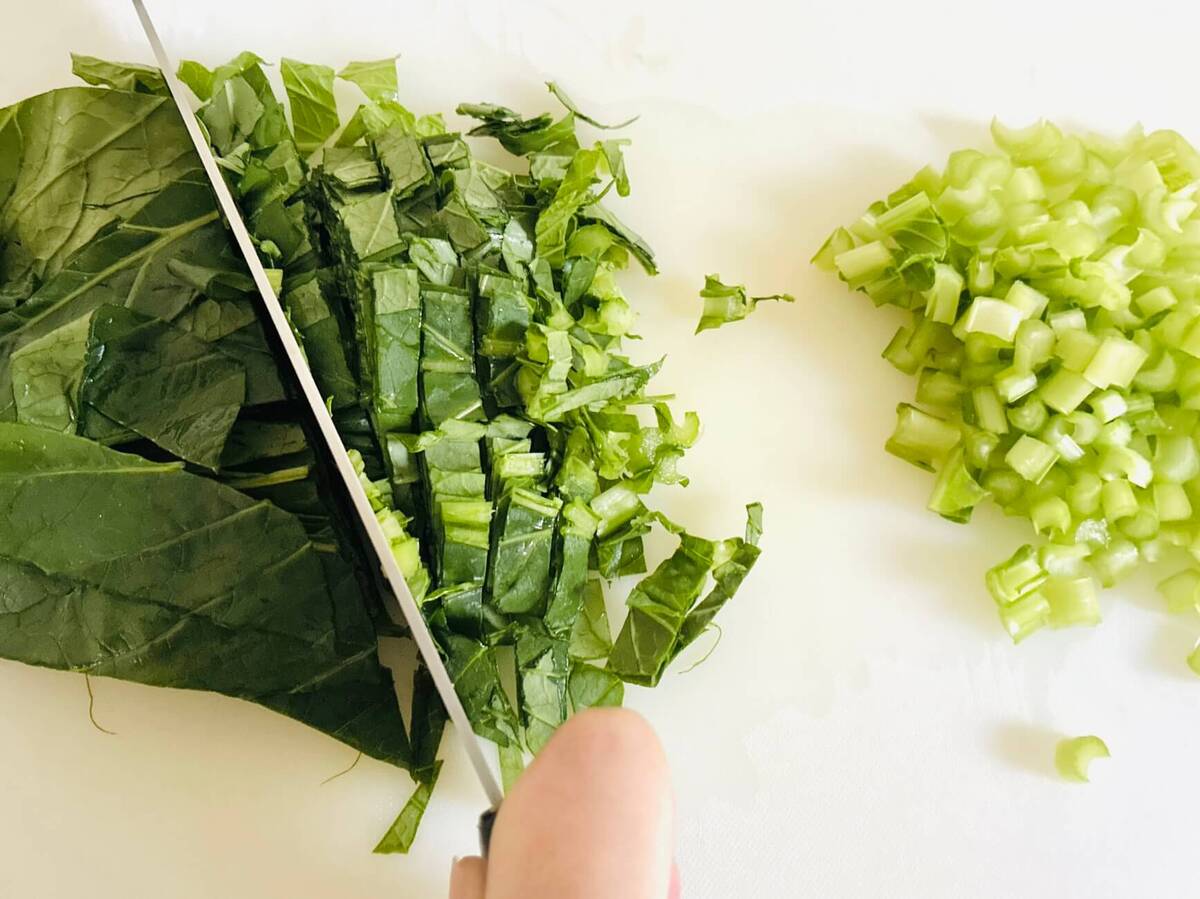 「小松菜と鰹節のふりかけ」