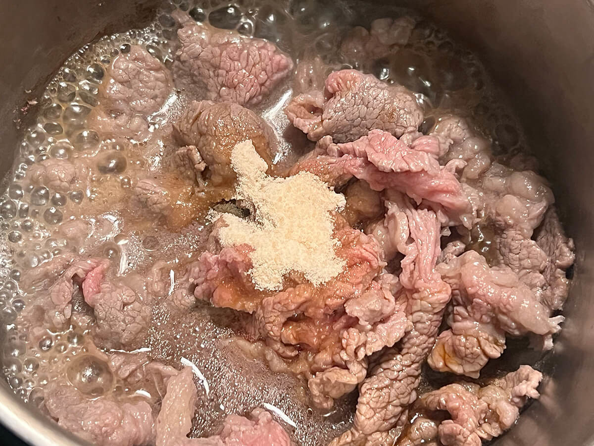 林亮平さん「いりこだしの肉うどん」