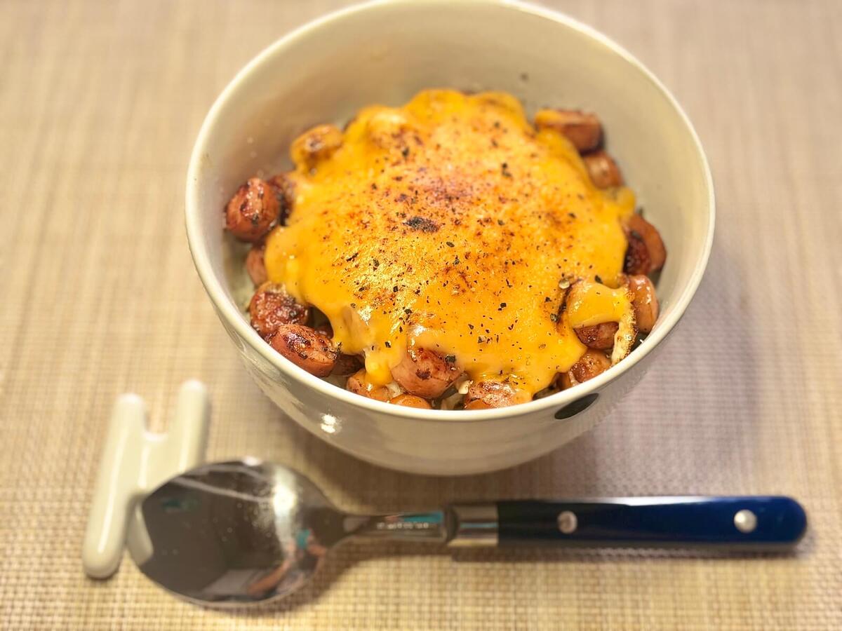 「悪魔のチーズ丼」