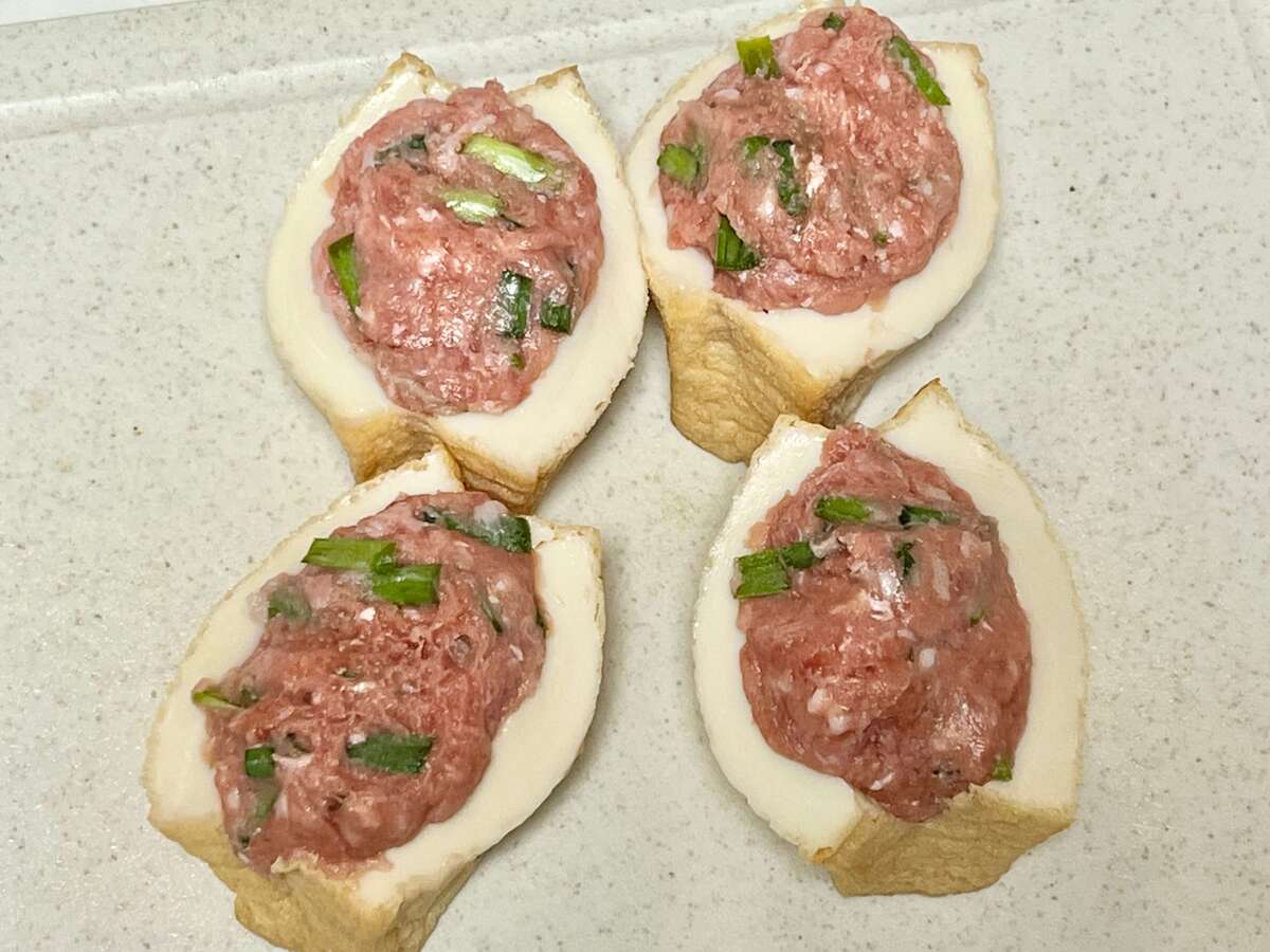 もこ⌇夫の胃袋つかんだ褒められごはんさん「厚揚げニラつくね」のレシピ