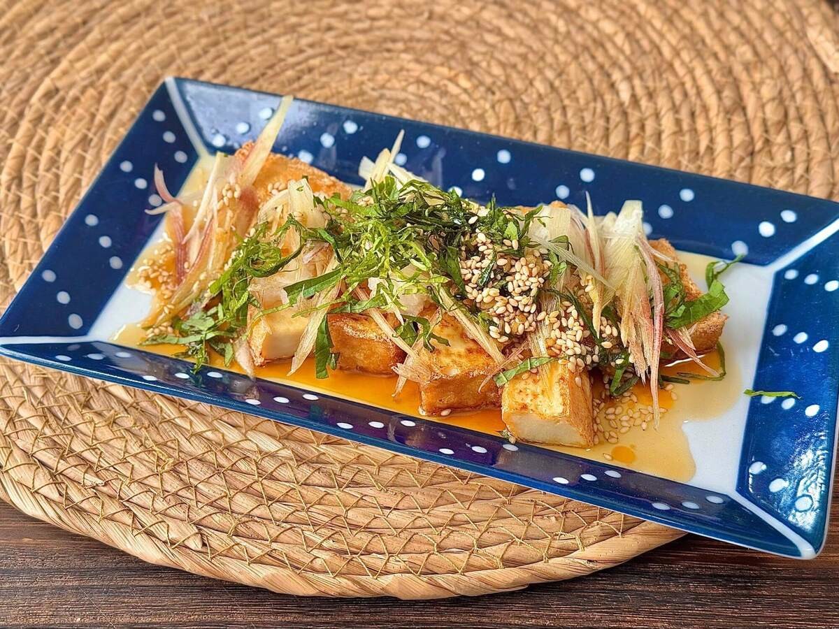 「厚揚げ焼きのみぞれがけ」