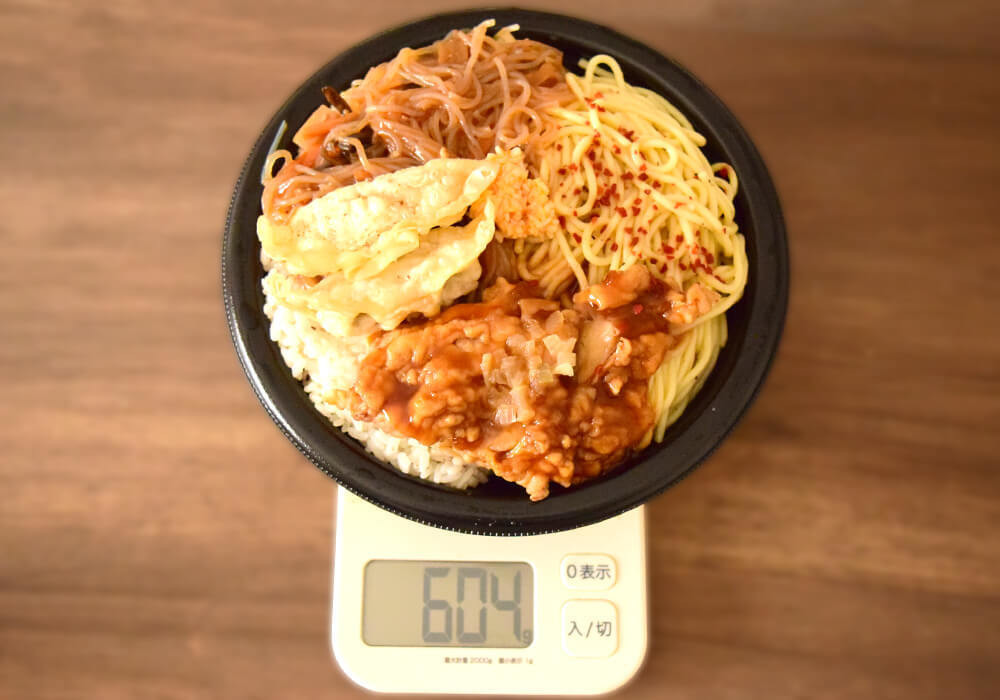 セブンイレブンドカ盛り6品