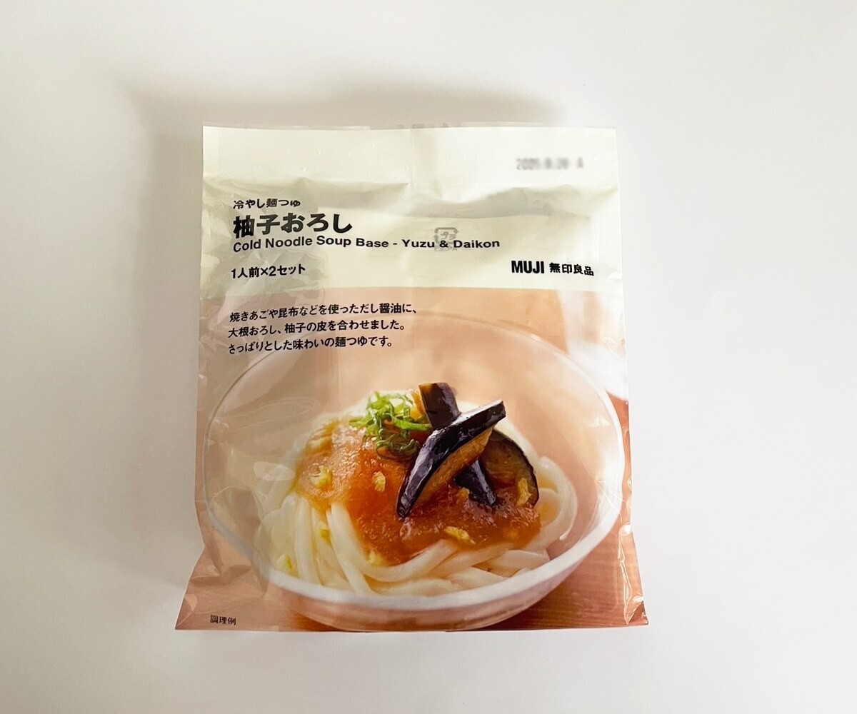 無印良品の「冷やし麺つゆ 柚子おろし」
