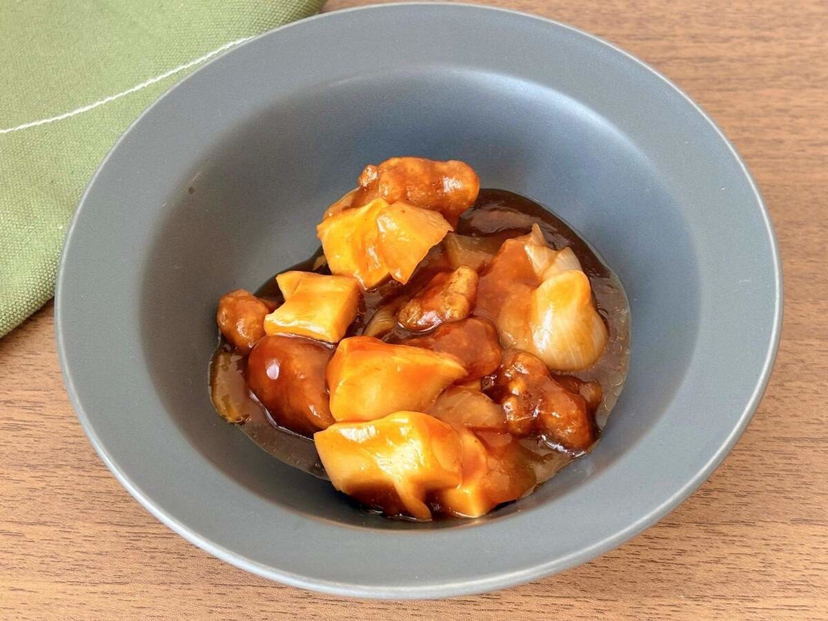 酸味がまろやかな酢豚