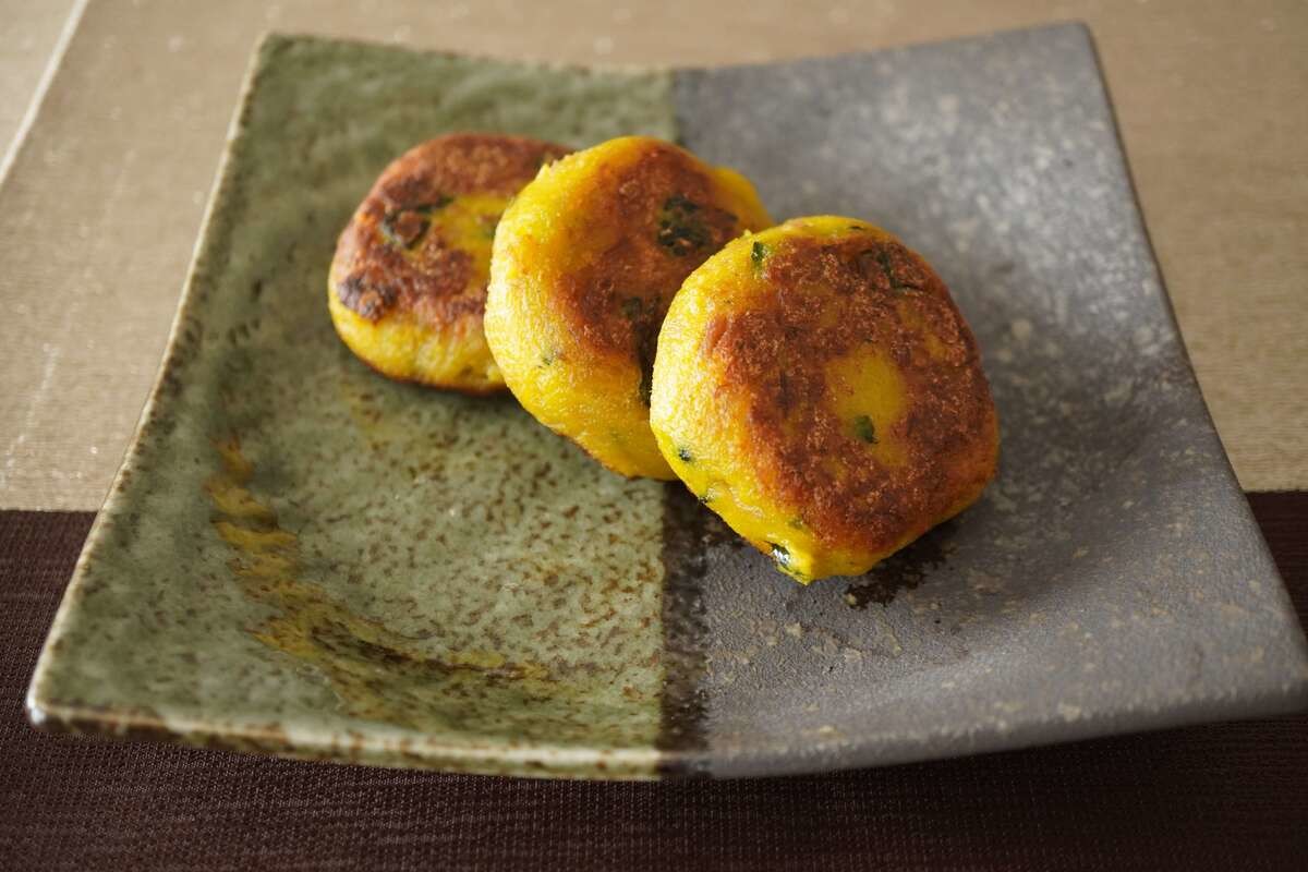 堀江ひろ子さん「かぼちゃのお焼きカレー風味」