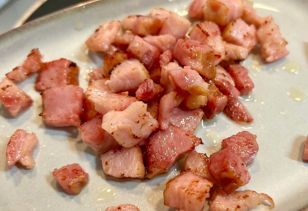 速水もこみちさん「もこみち流　シンプルなかぼちゃの炒め物」