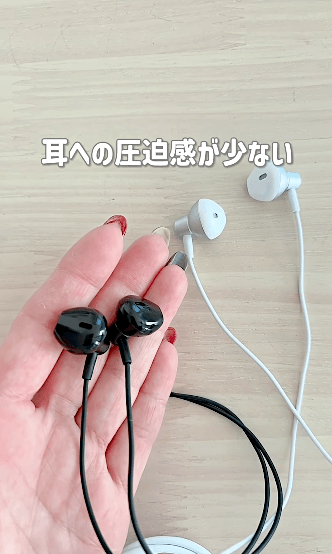 Type-Cの有線イヤホン