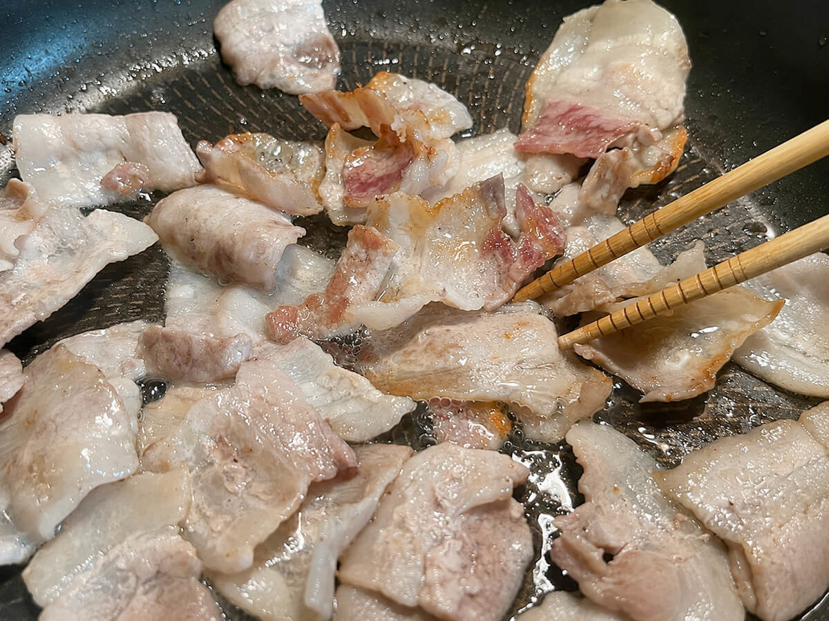 味の素さん「白焼きうどん」のレシピ