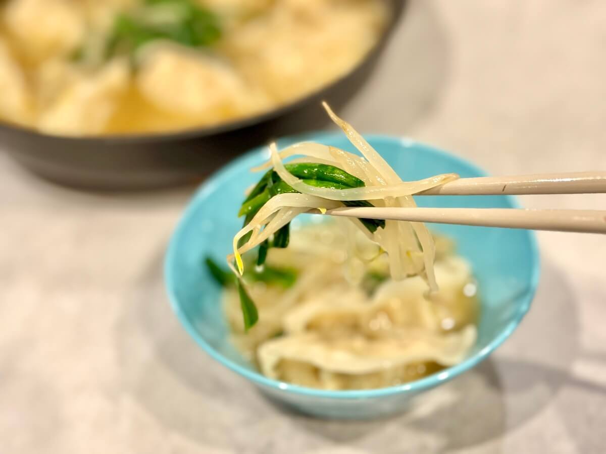 もやし餃子鍋