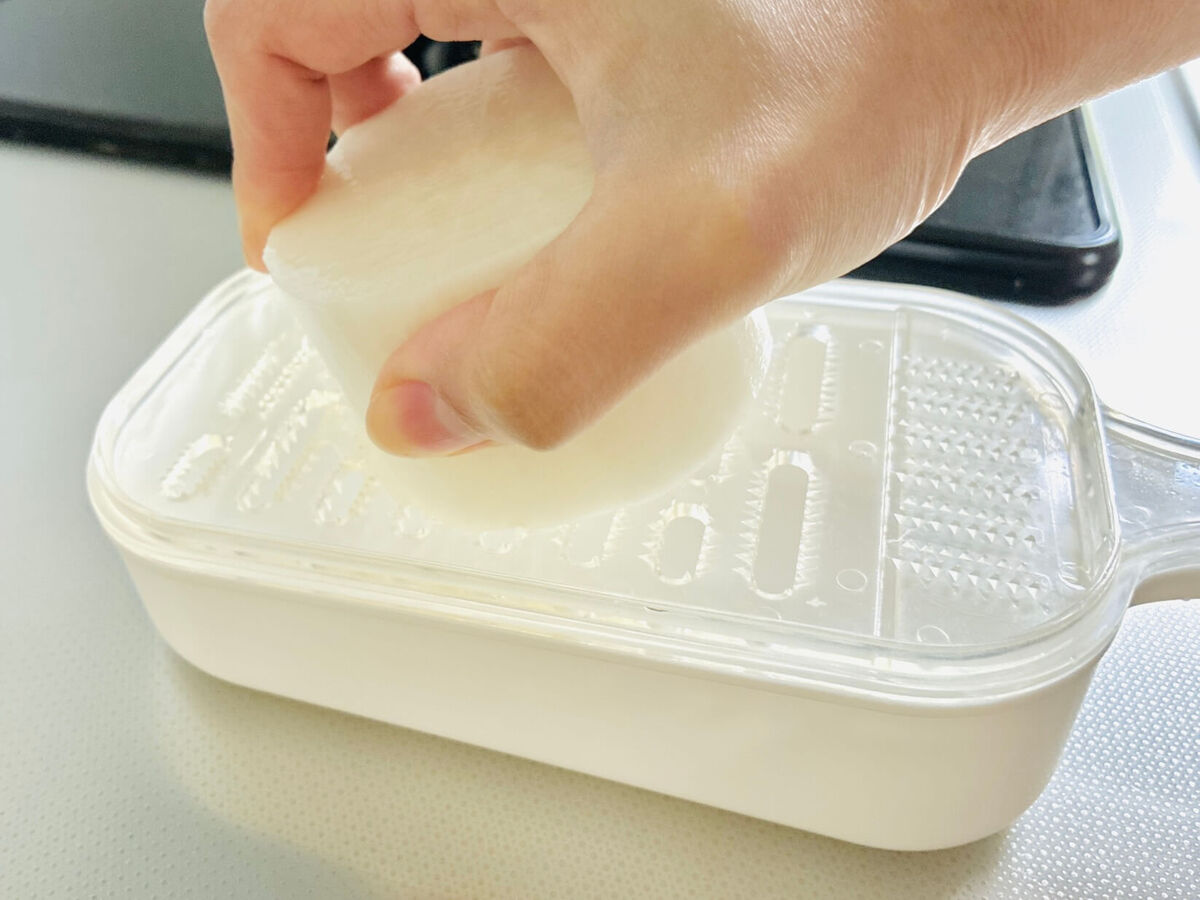 大原千鶴さん「大根もち」