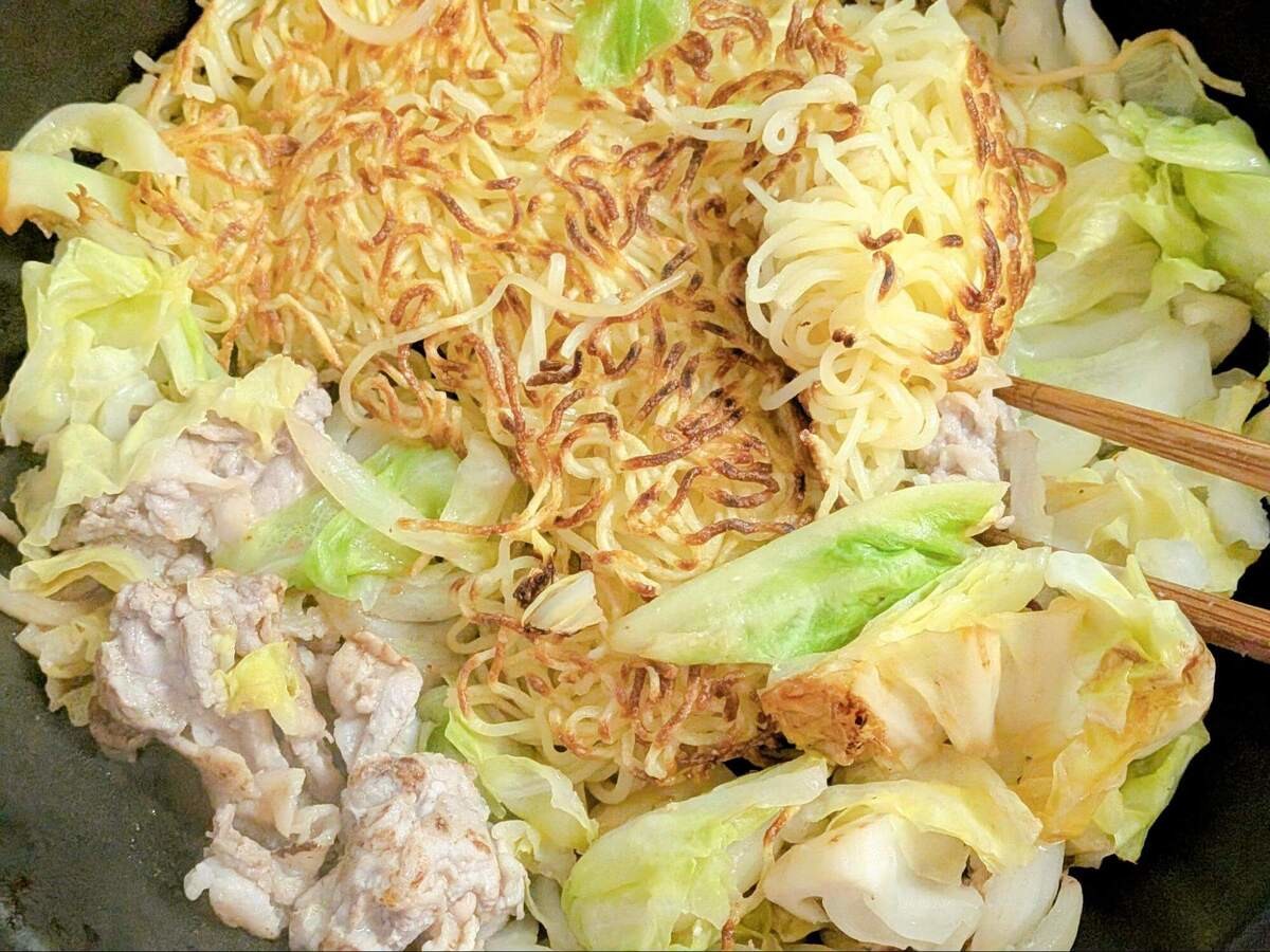 ソース＆しょうゆ焼きそば