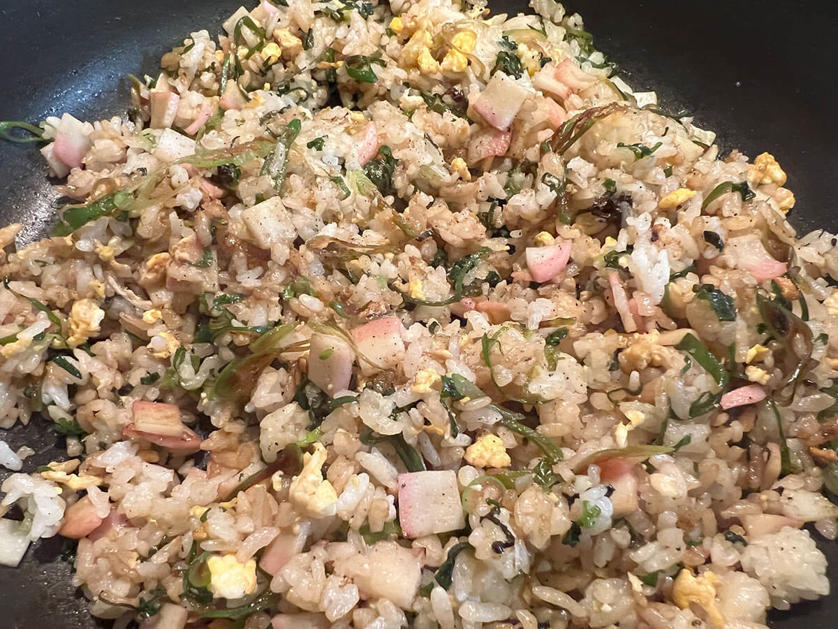 和田明日香さん「九条ねぎの焼き飯汁」