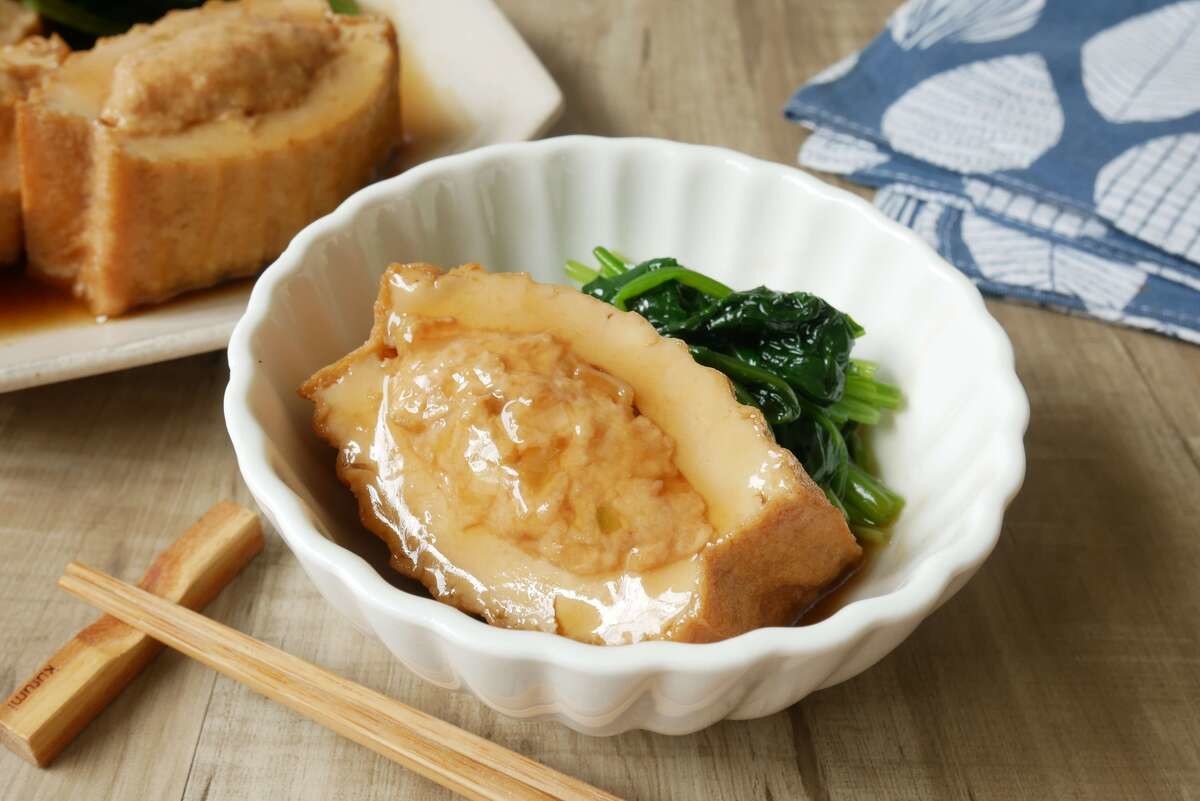 厚揚げの射込み煮