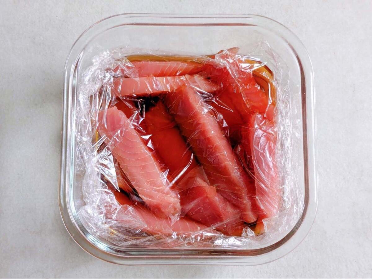 DAIGOも台所「マグロの漬け丼」