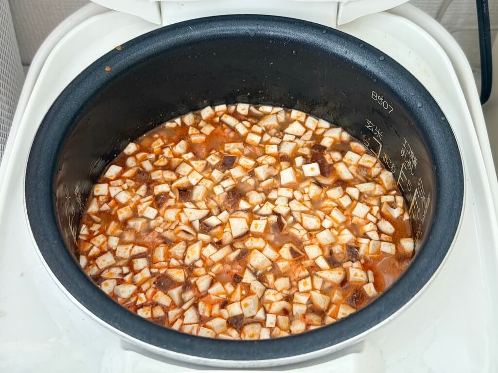 「担々炊き込みごはん」