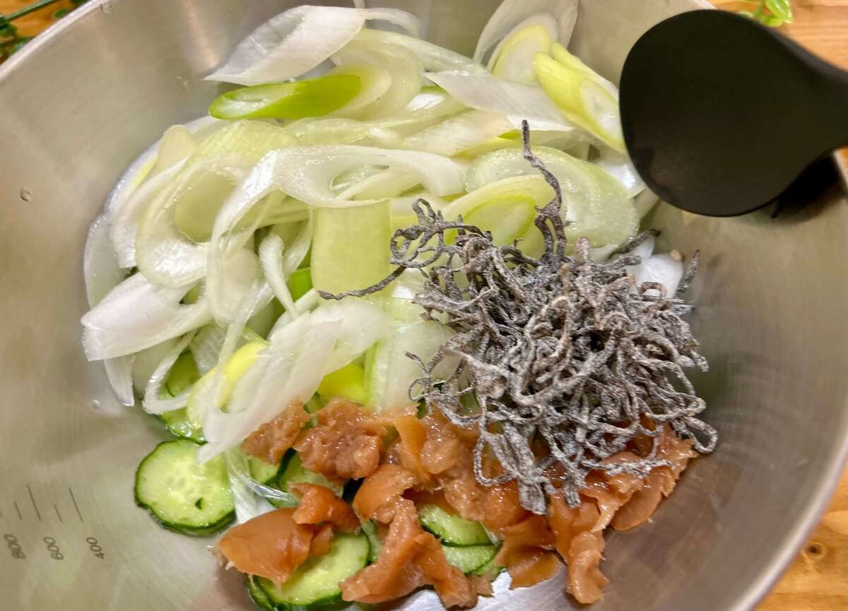 揖保乃糸公式「梅ねぎ混ぜそうめん」