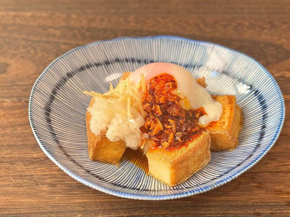 「厚揚げ焼きのみぞれがけ」