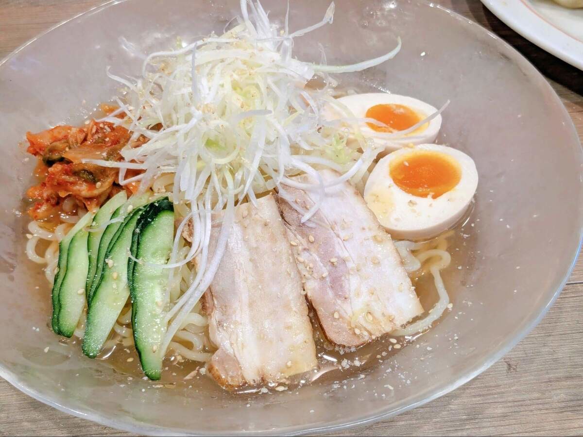 幸楽苑の夏限定の冷麺