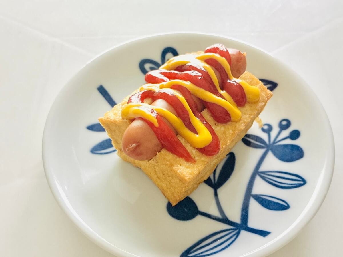 厚揚げホットドッグ