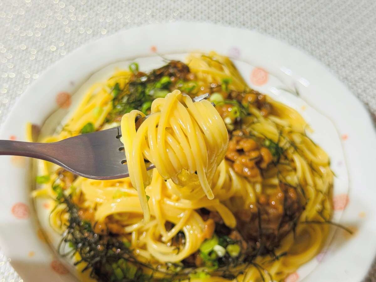 納豆パスタ