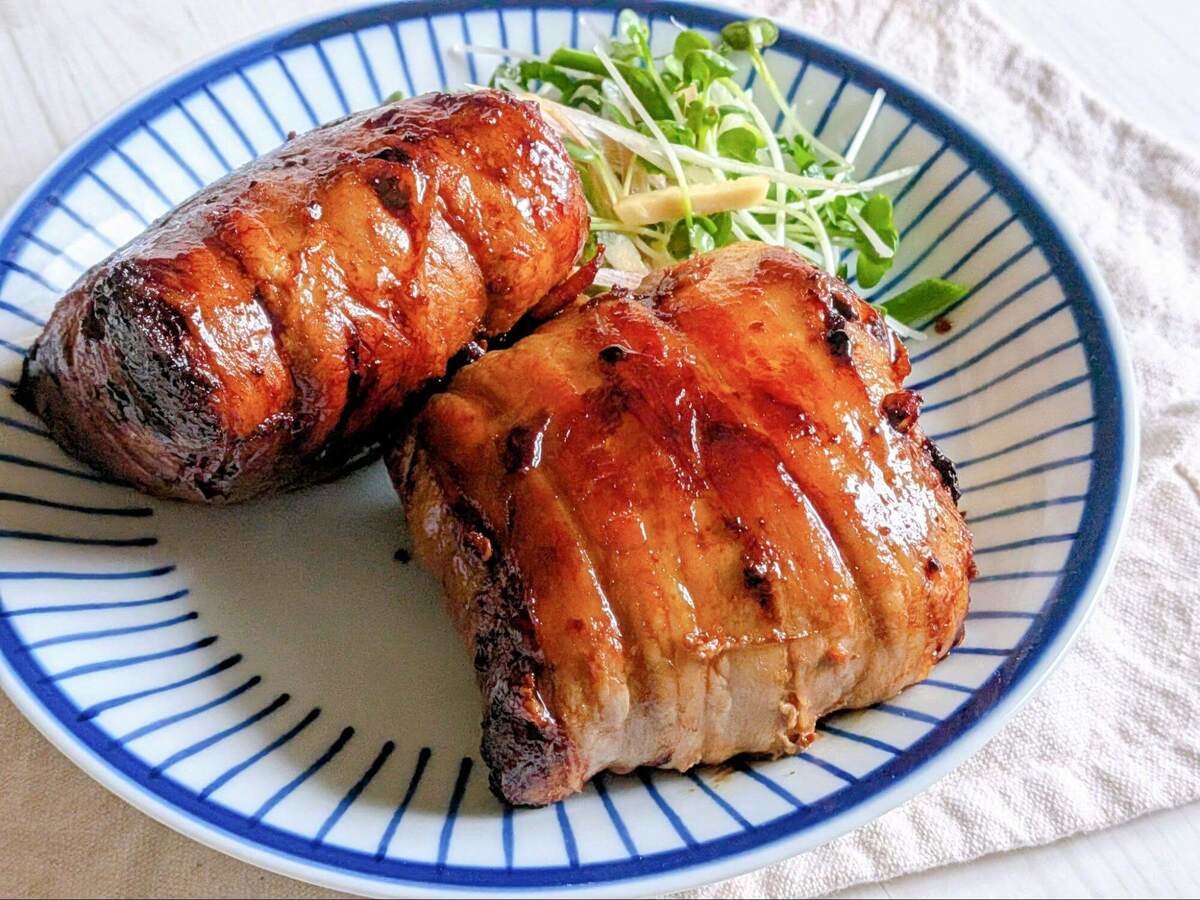 亜希さん「かさまし厚揚げステーキ」