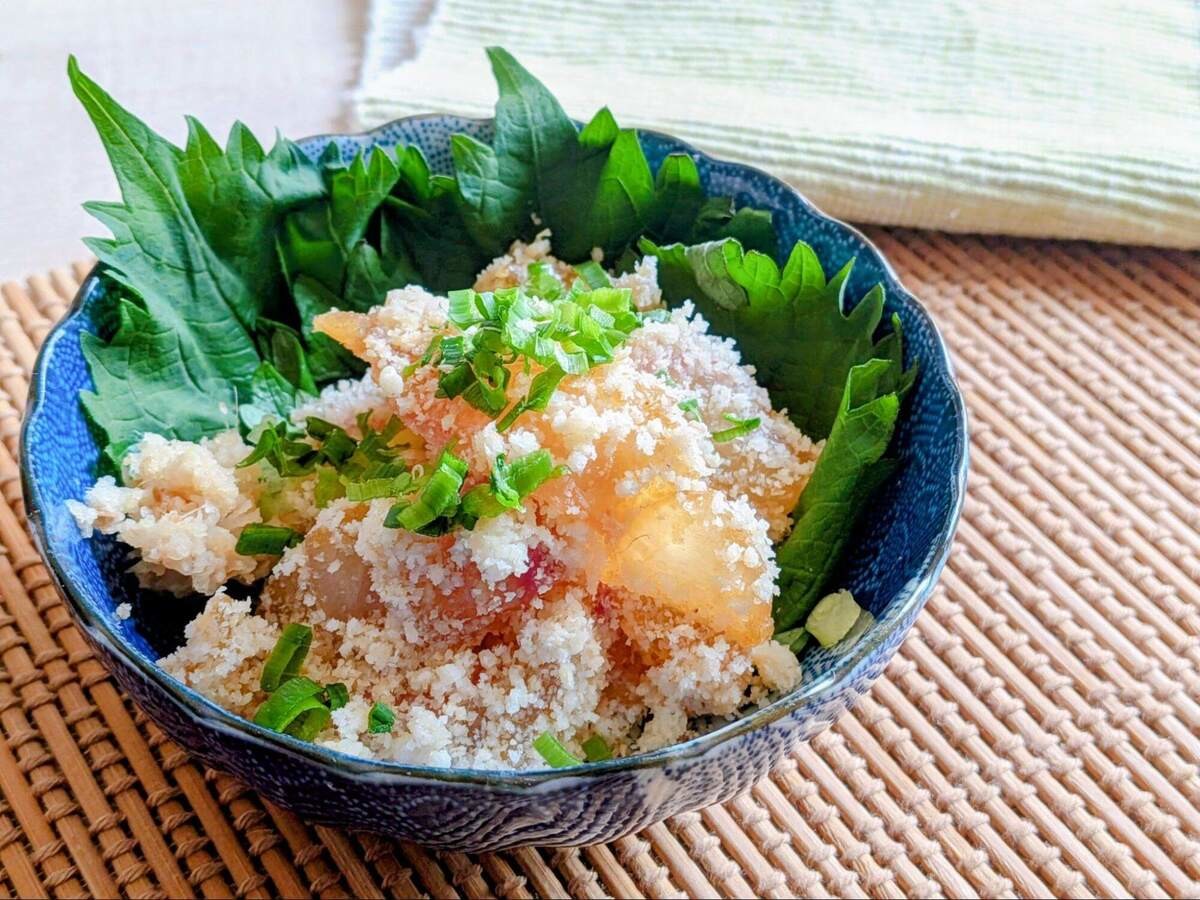 コウケンテツさん「づけ刺身のおからあえ」のレシピ