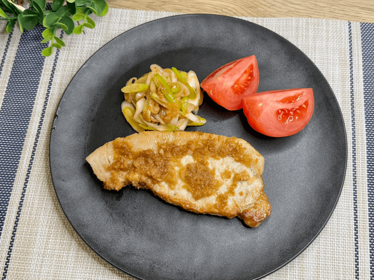 GACKTさん「生姜焼き風ポークステーキ」