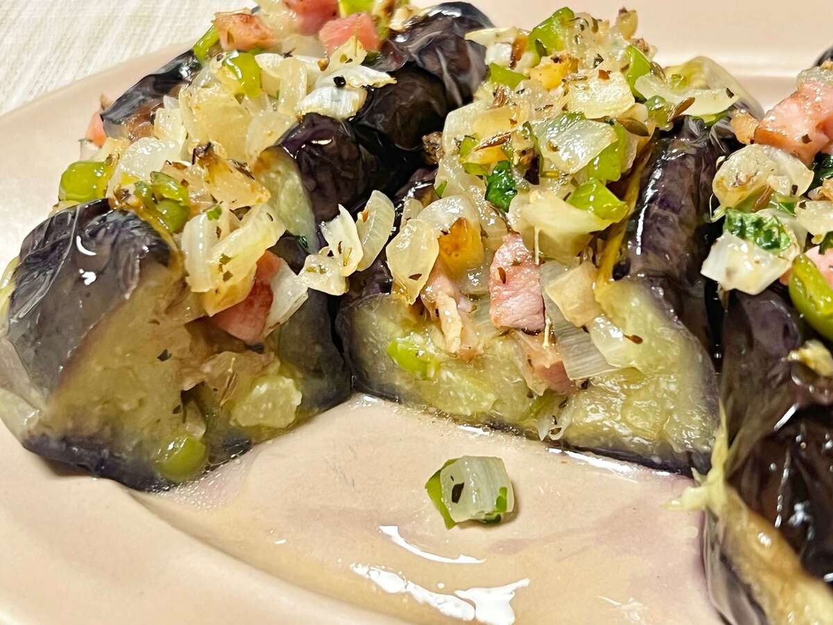 なすのトルコ風詰め物