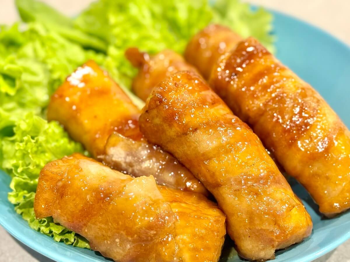 まるみキッチンさん「厚揚げと豚バラの角煮風うま煮」