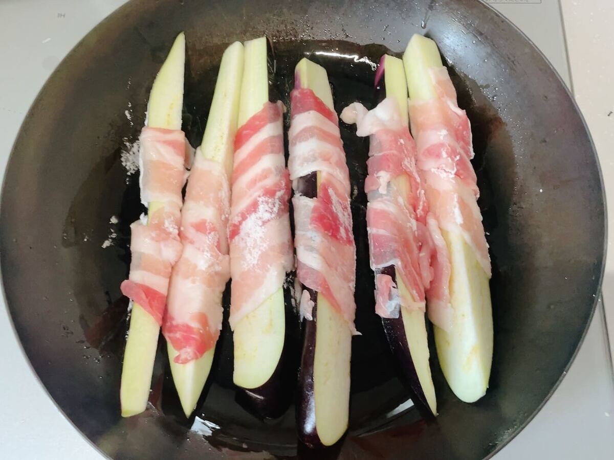 肉巻きナス