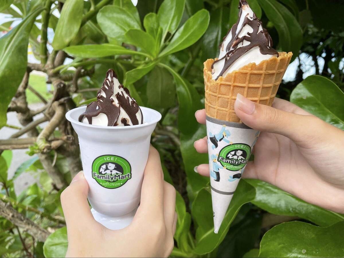 沖縄ファミリーマートのソフトクリーム