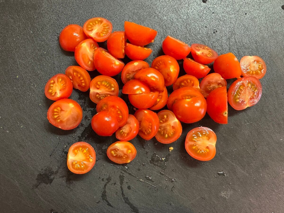 弓削啓太さん「トマトと卵のスパゲッティ」