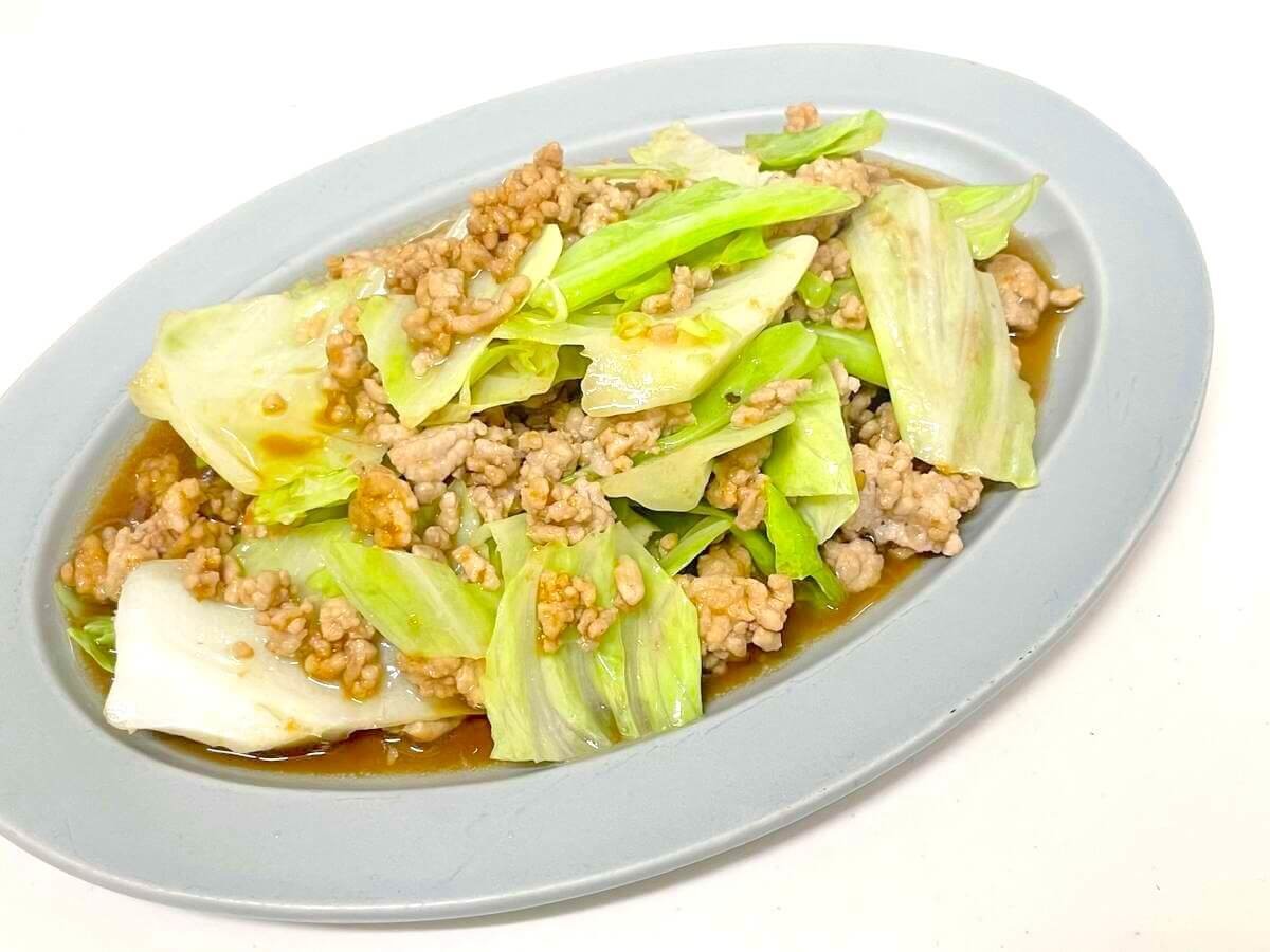 エバラ公式「挽き肉とキャベツの黄金炒め」のレシピ