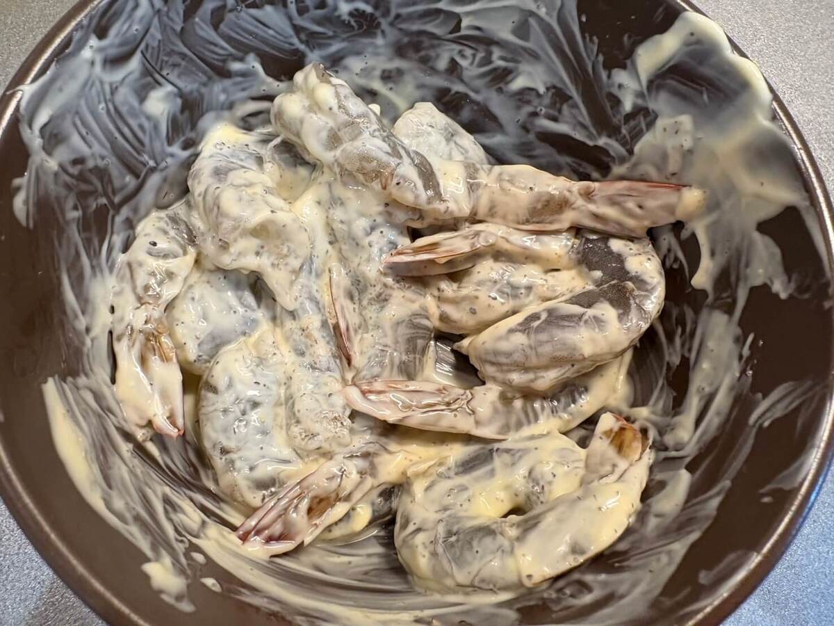 揚げないエビフライ