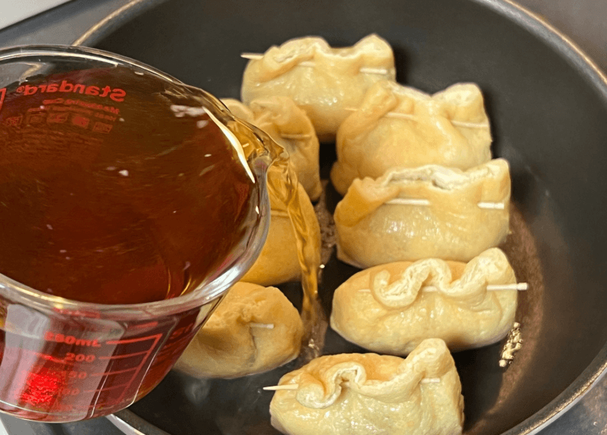 「油揚げジューシー餃子」