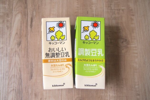 無調整豆乳・調製豆乳の違い