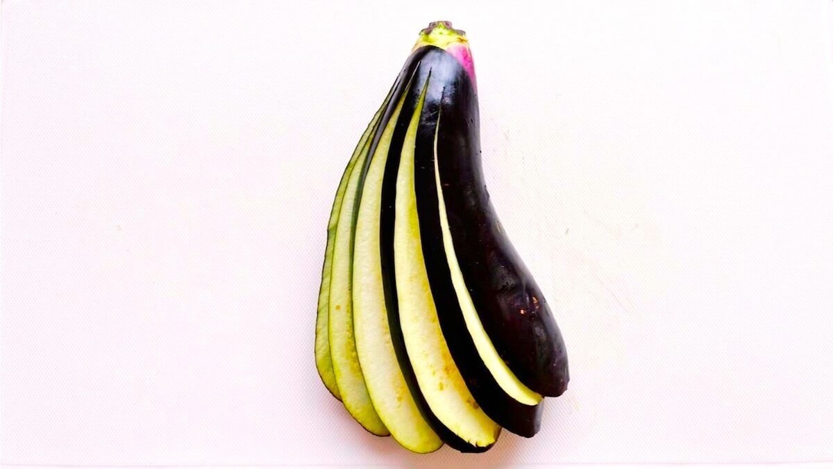 爆速ナスの煮浸し風