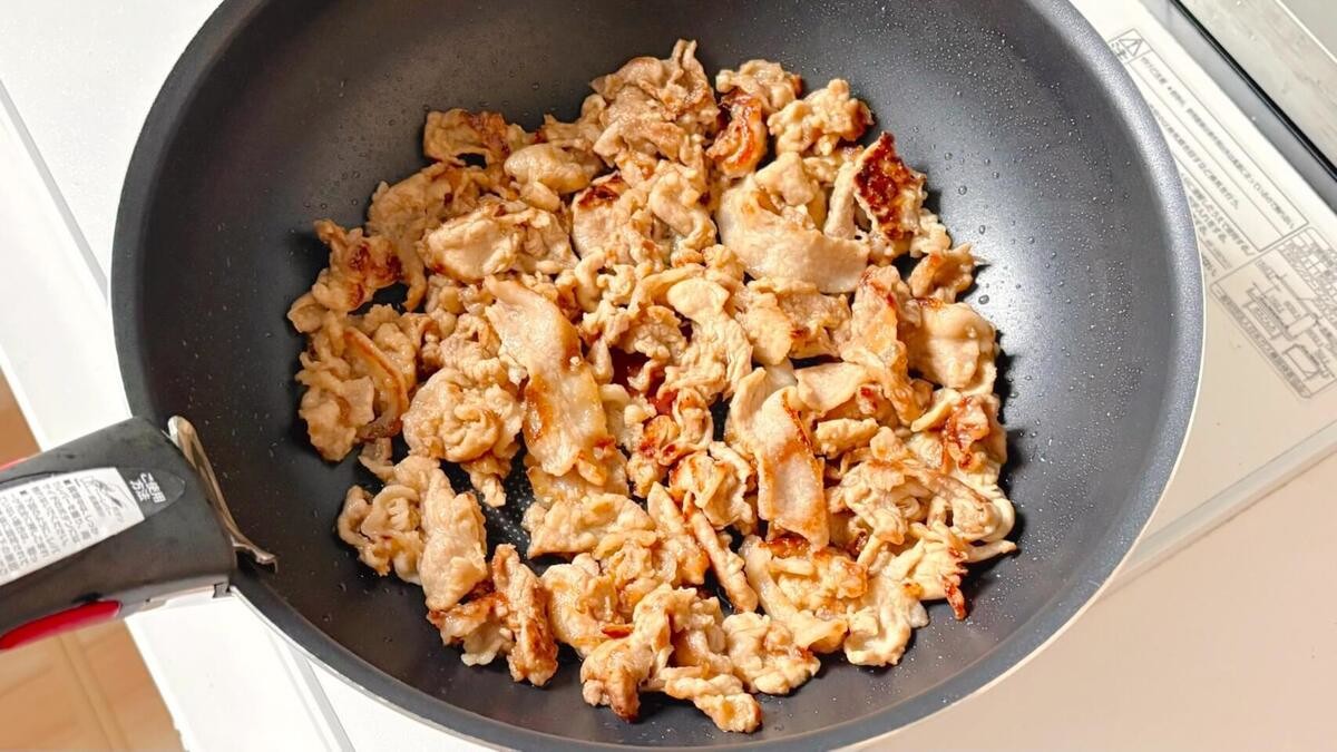 脱サラ料理家ふらお「豚こまのマヨぽん焼き」
