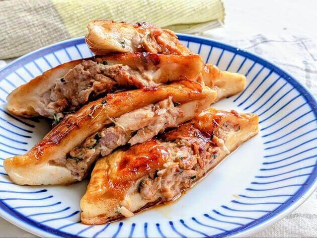 村上農園さん「ツナマヨはんぺん焼き」のレシピ