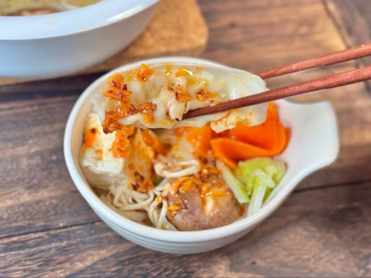 木村拓哉さん「餃子鍋」