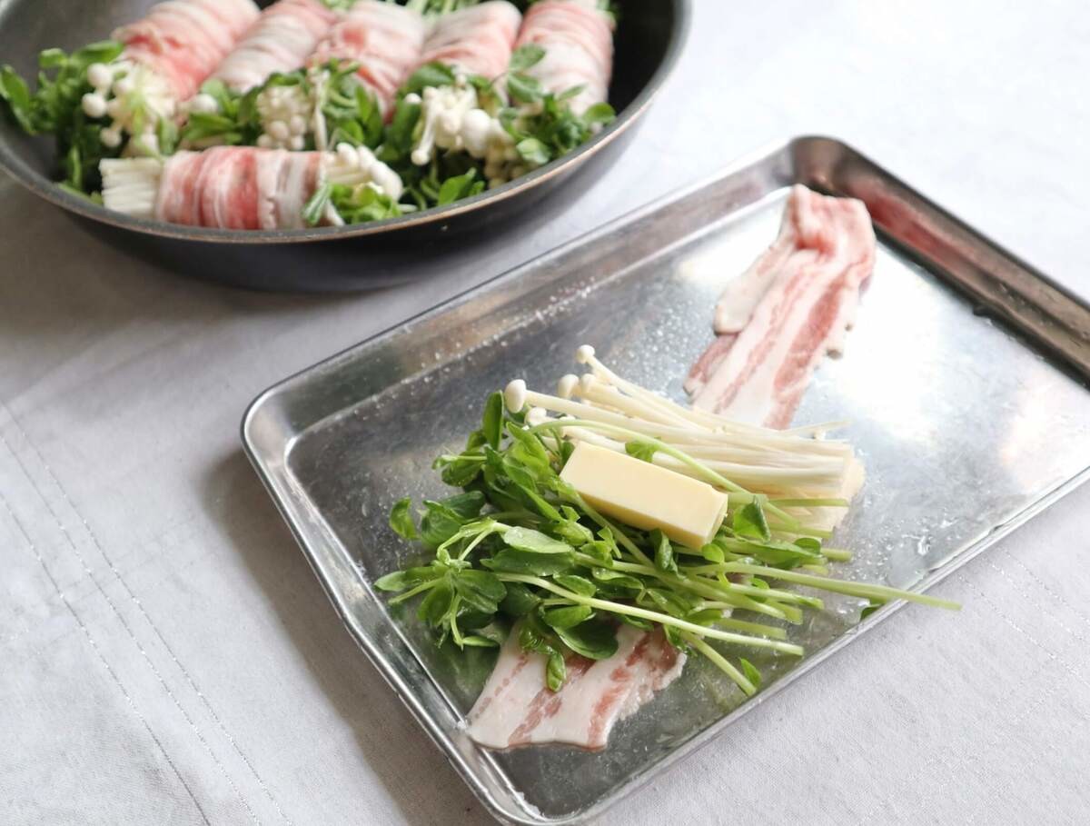 村上農園公式「えのきのチーズ肉巻き」