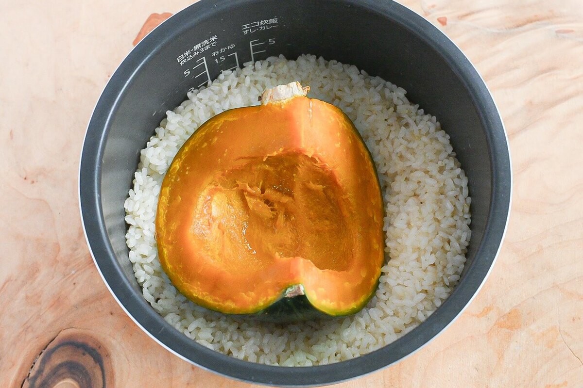 かぼちゃの炊き込みごはん