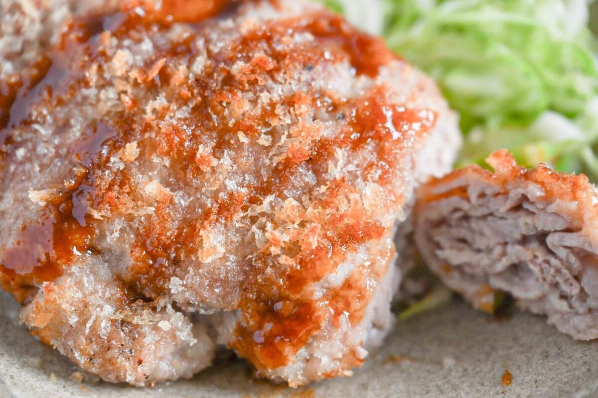 豚こまパン粉焼き