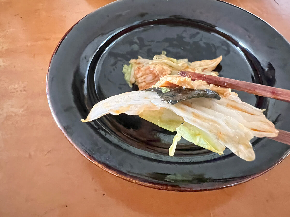 和田明日香さん「白菜のちぎりあえ」