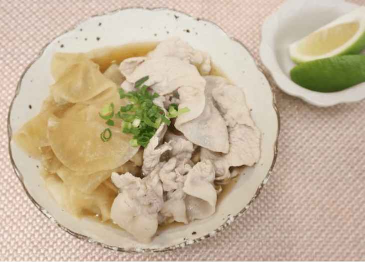 大原千鶴さん「ひらひら豚大根」のレシピ