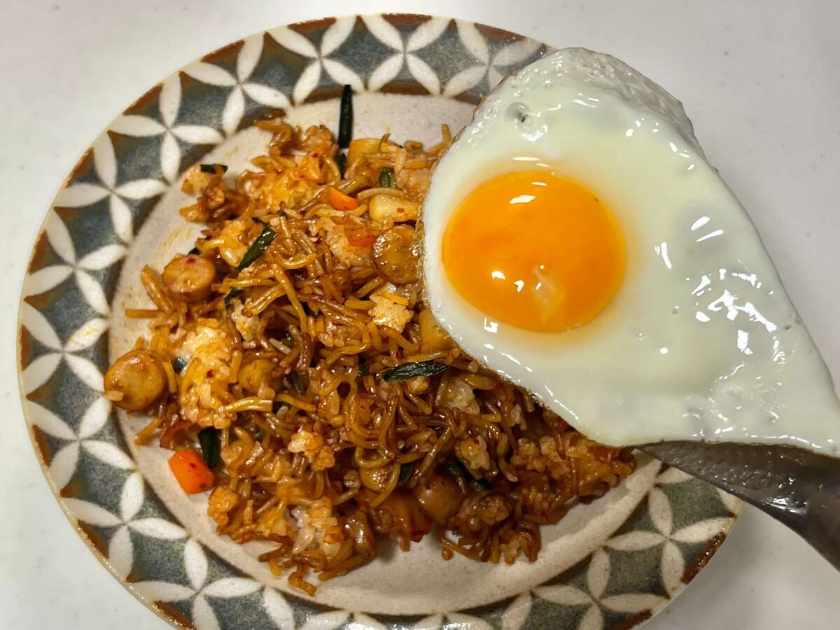 韓国風ビビンバそばめし